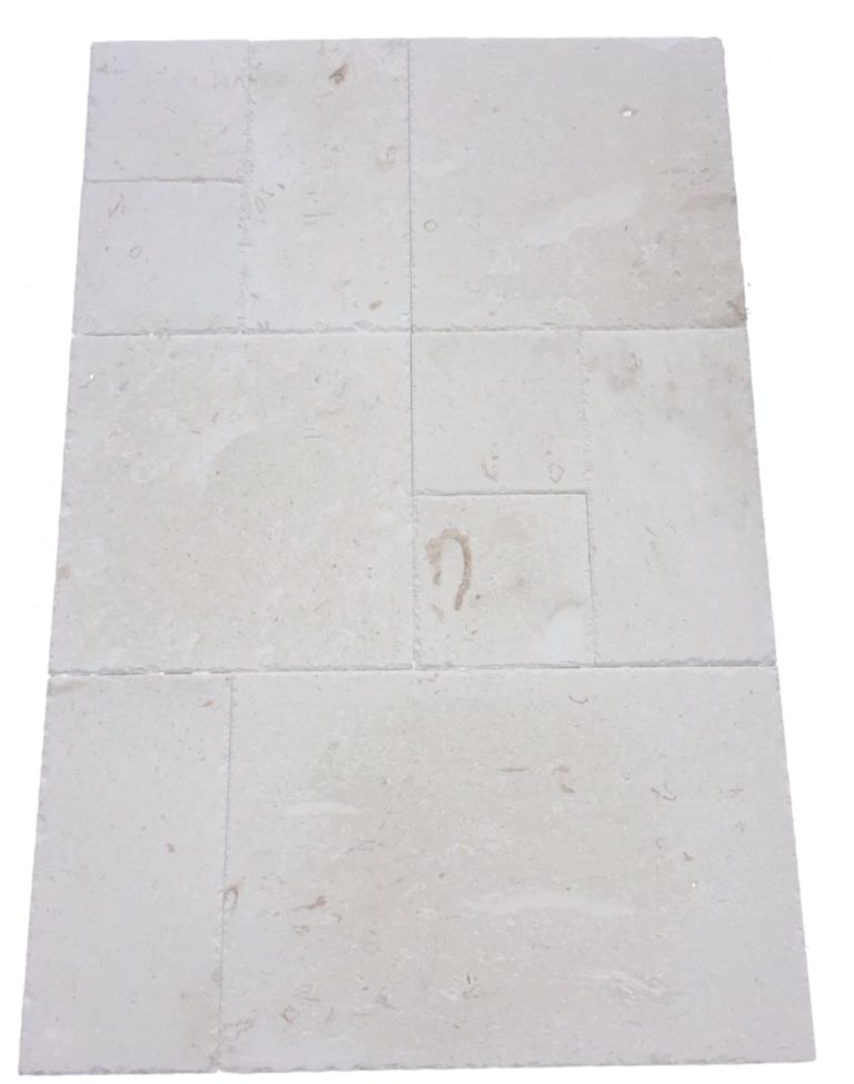 Shell Stone Brushed and Chiseled French pattern Tile – Travertine and ...